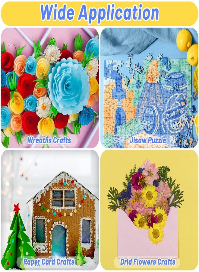 Modacraft 2 Pack 120ml Jigsaw Puzzle Glue with New Sponge Head, Suitable for 1000/3000/5000 Pieces of Paper and Wood Puzzle, Clear Water-Soluble Quick Dry Jigsaw Puzzle Glue, 240ml in Total - Image 4